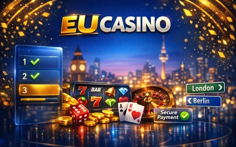 EU Casino login page hero banner